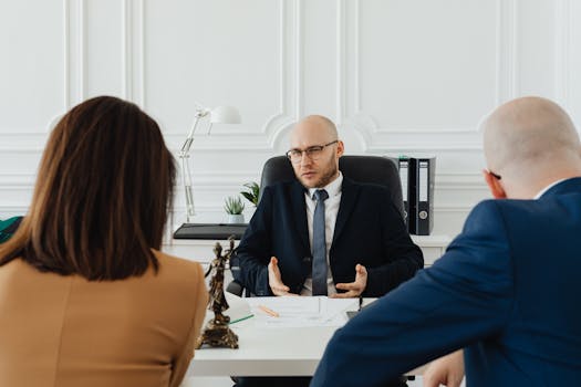 retired couple meeting with financial advisor