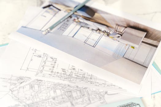 illustration of a house with a mortgage document