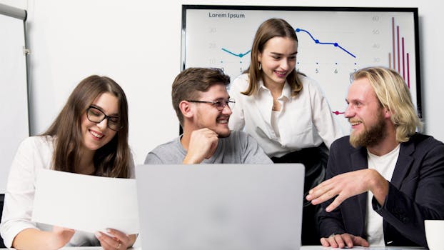 retiree smiling while reviewing financial plan