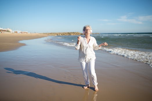 Retiree enjoying a peaceful retirement