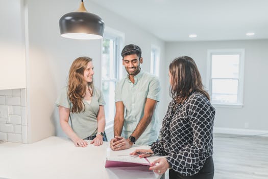 retired couple discussing property investments