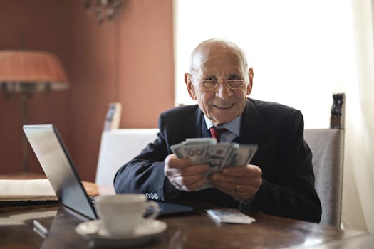 retiree smiling after successful financial planning