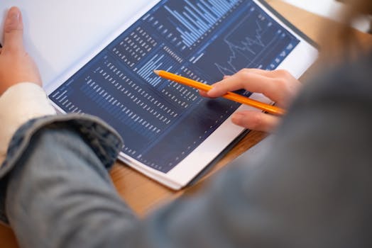 retiree looking at financial documents