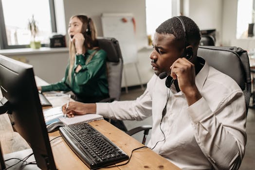 man talking to a mortgage advisor