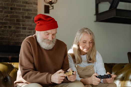 retirees enjoying a smaller home