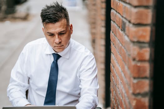 Person checking mortgage documents online